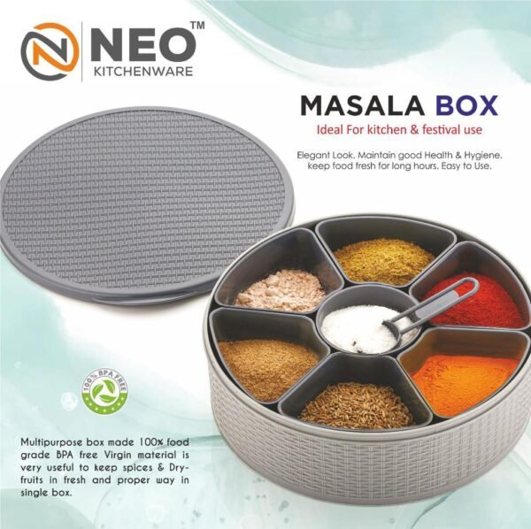 7 Section Masala Box