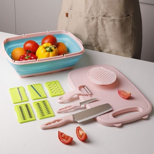 9in1 Multifunction Chopping & Wash Tray (Imported)