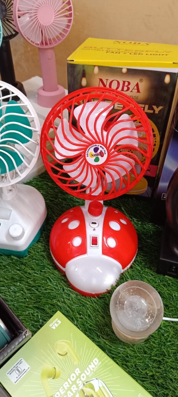 portable farata fan+led{rechargeable}