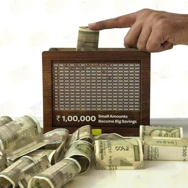 Wooden Money Bank Big