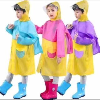 Reusable Kids Rain Coat (Imported)