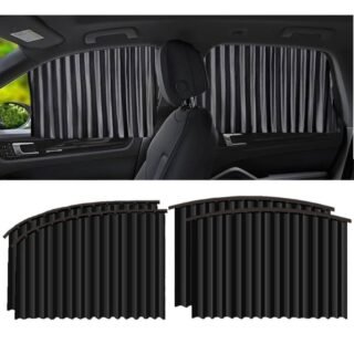 4 Pes Universal Fit Magnetic Car Side Window Curtains