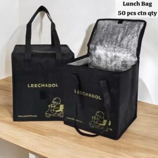 Big size insulated lunch bag