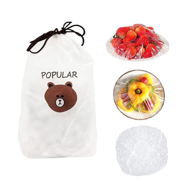 100 Pcs Disposable Food Cover