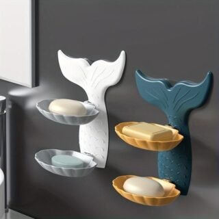 Self Adhesive 2in1 Mermaid Soap Stand