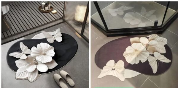 3D BUTTERFLY FLOWER MAT