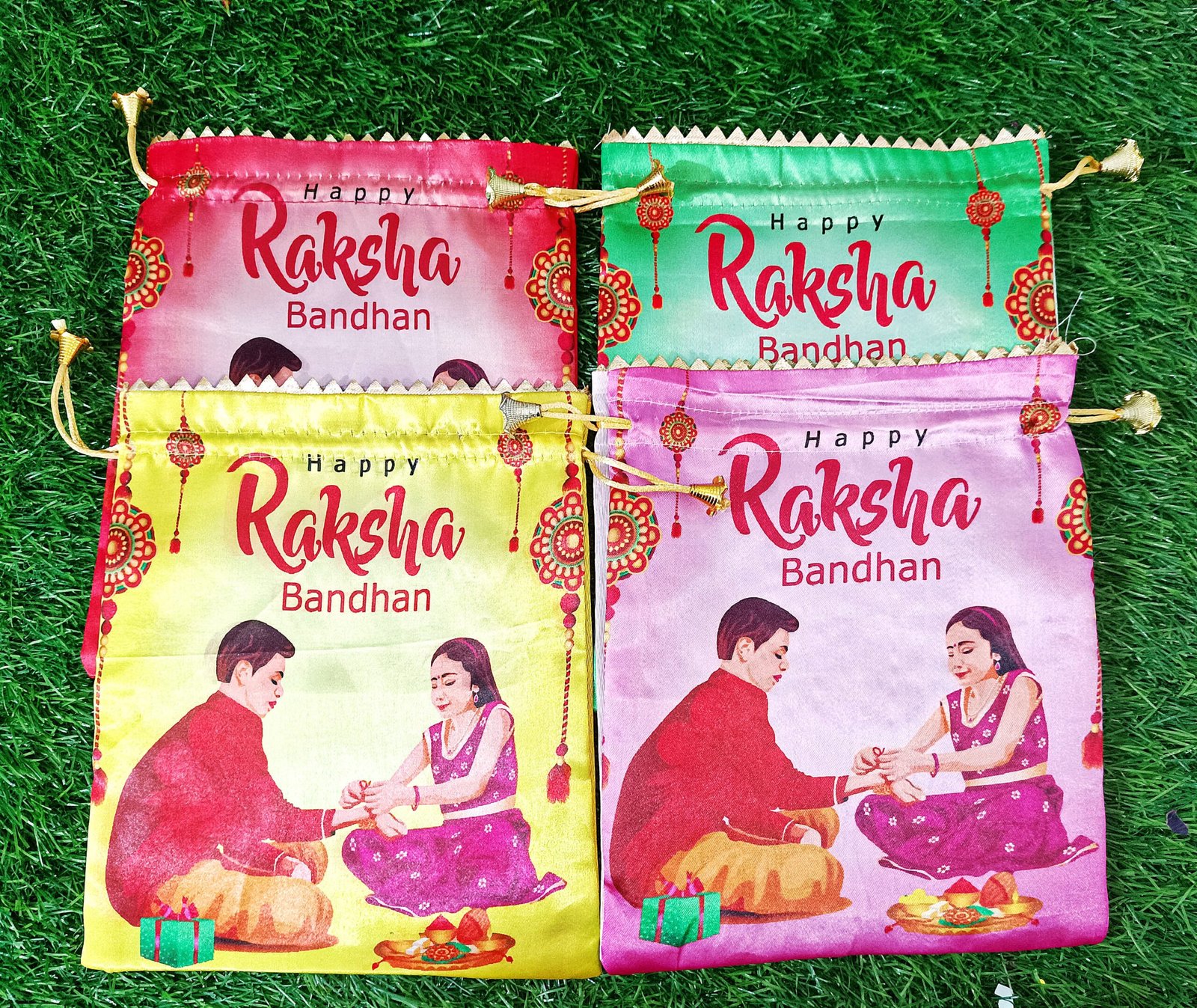 Raksha Bandhan special gift pouches (Potli bag)