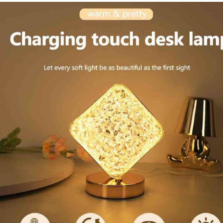 Desk Touch Lamp Crystal