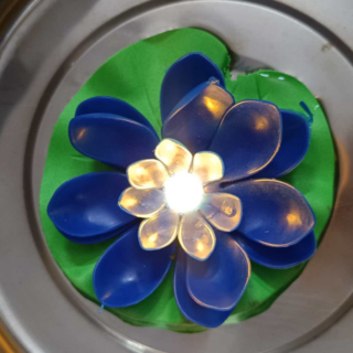 Water Sensor Lotus Diya