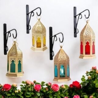 Beautiful Style Moroccan Hanging Lantern lamp with t- candle holder for diwali