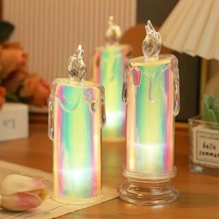6 inch Rainbow Candle