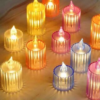 Crystal Rangoli Candle