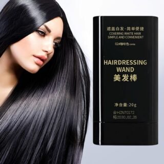 Hair Color Stick for White Hair Coverage | Natural Black Hairdressing Wand