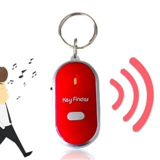 Key Finder – Anti Lost Key Chain with Whistle & LED Light