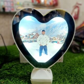 Magic Mirror Photo Frame With Photo