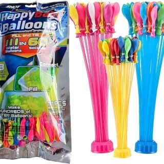 Holi Balloon Bunch 111 Magic Holi Balloons and Auto Tie Water Holi Balloon with Any Water tap- Holi Balloons Pack of 100