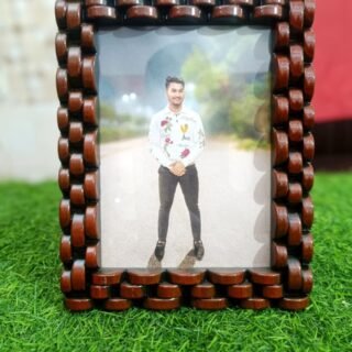 Premium Wooden Photo Frame With Photo