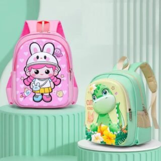 2966 3D Kids Printed Backpack (Imported)