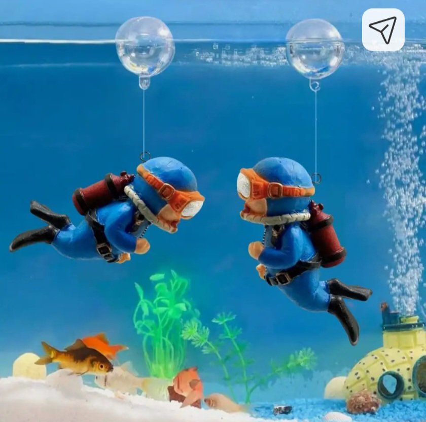 Mini cute floating drive fish tank ( 1 pcs)