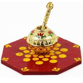 Laddu Gopal Dahi Handi in Gold Colour