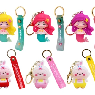 cartoon keychains mix design