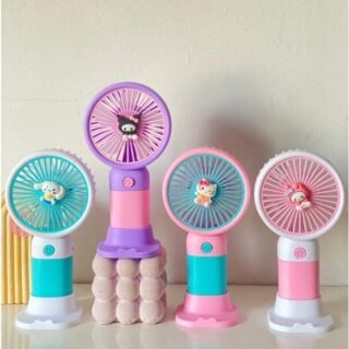 rechargeable cute cartoon fan