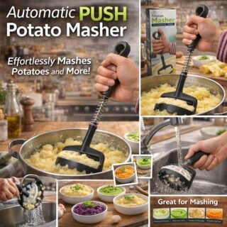 Automatic Spring Potato Masher