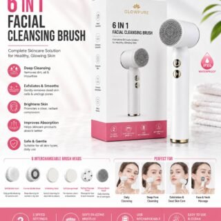 6in1 Facial Massager Or Cleaning Brush (Imported)