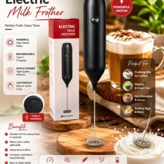 High Power Rechargable Milk Frother (Imported)