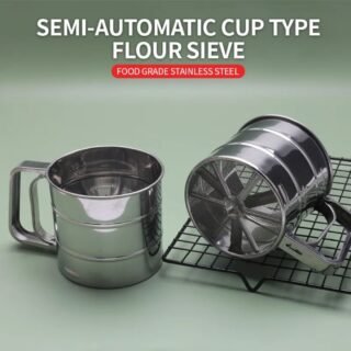 Modern Steel Flour Sieve (Imported)