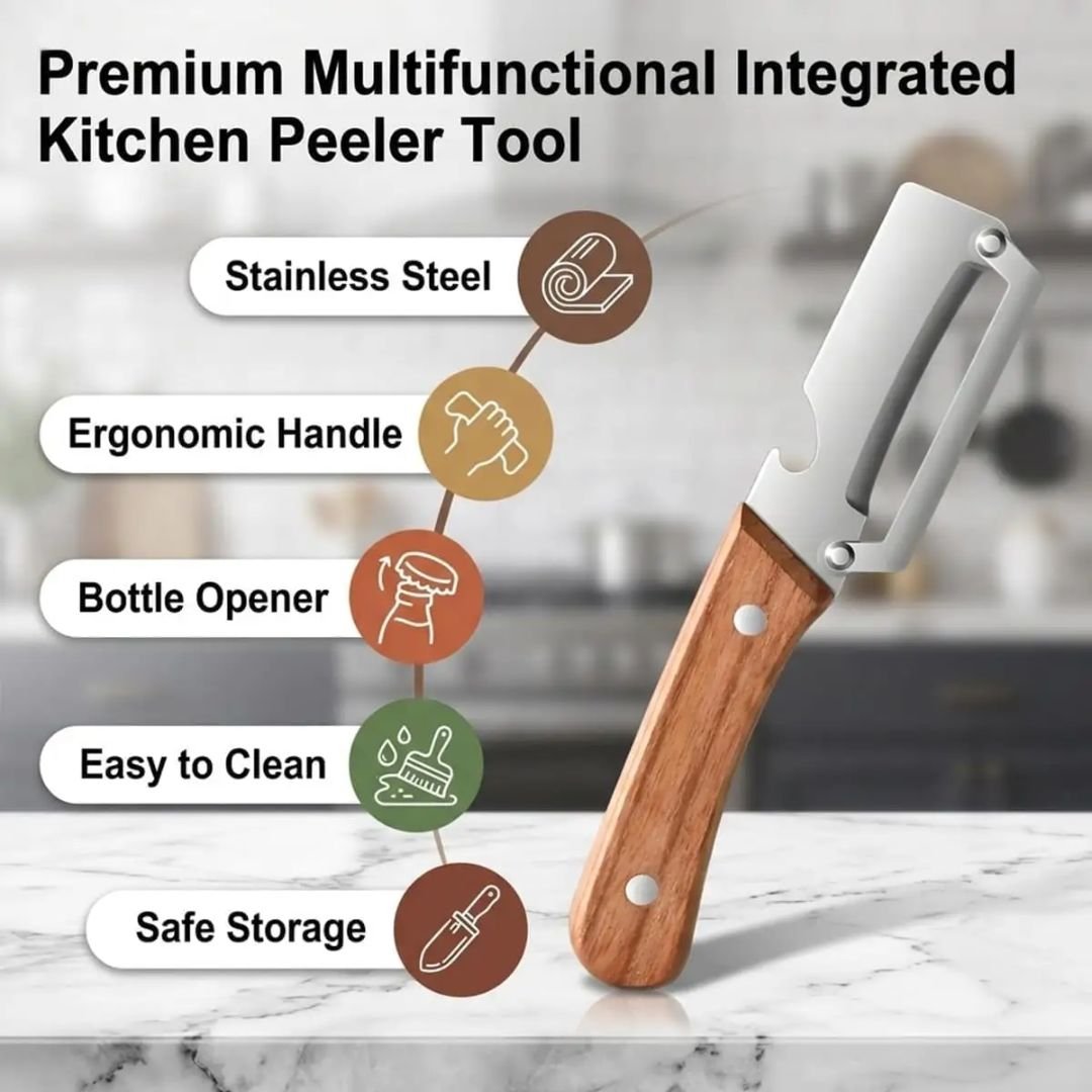 2in1 Vegetable Peeler Slicer (Imported)