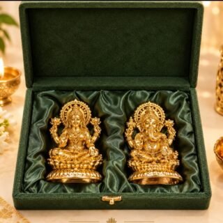 Lakshmi Ganesh ji with velvet box 🎁