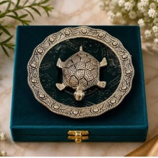 tortoise plate with velvet box
